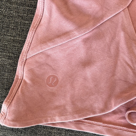 Pink Women's lululemon tie back shirt. - Picture 3 of 4
